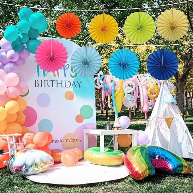 BARTHEW Green Graduation Party Decor, Tropical Party Decorations, 12in Hanging - Image 7