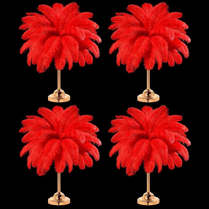 Retrowavy 30 Pcs 18-20 Inch Large Natural Ostrich Feathers Bulk by Retrowavy