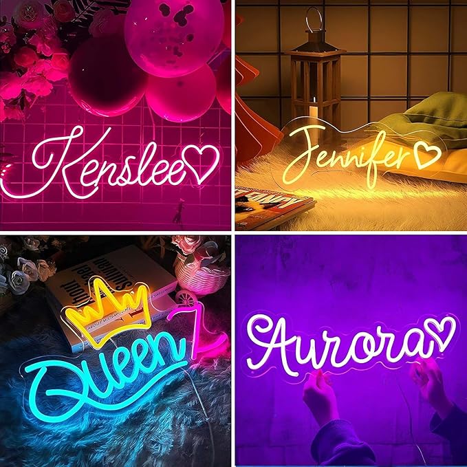 Custom Neon Signs for Wall Decor, Personalized Your Own Neon Name Sign - Image 2