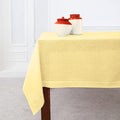 Solino Home Linen Yellow Tablecloth 60 x 132 Inch by SolinoHome
