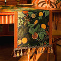 13×72 Inch Table Runner, Retro-Luxury Tassels Series by Unknown