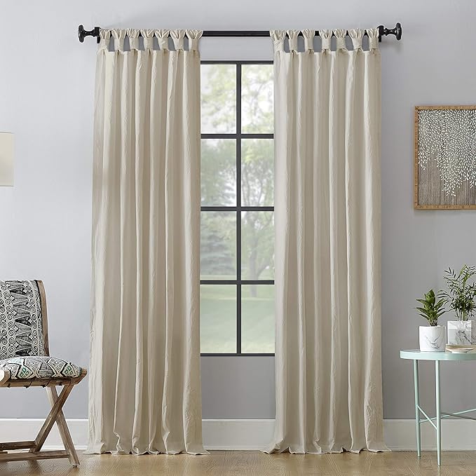 Archaeo Washed Cotton Twist Tab Curtain by Archaeo