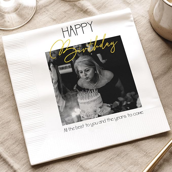 Luxury Personalized Napkins by GiantBigHands