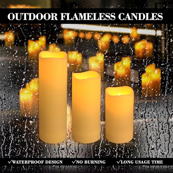 72-Pack Realistic Flameless LED Candle, Battery Operated - Image 2