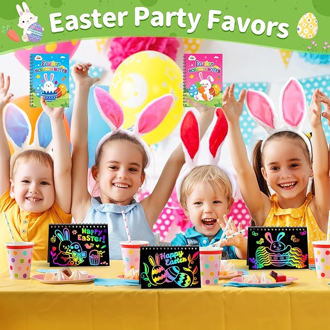 ZMLM Rainbow Scratch Party Favors Kids: Birthday Gifts Toy Bulk Scratch Art - Image 3