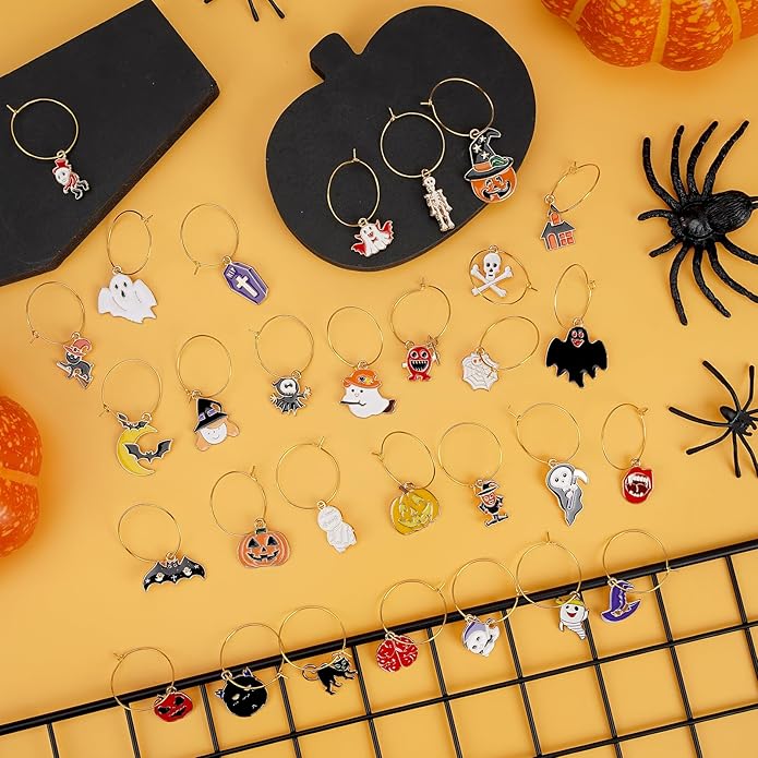 30PCS Wine Glass Charms Identification Markers - Image 4