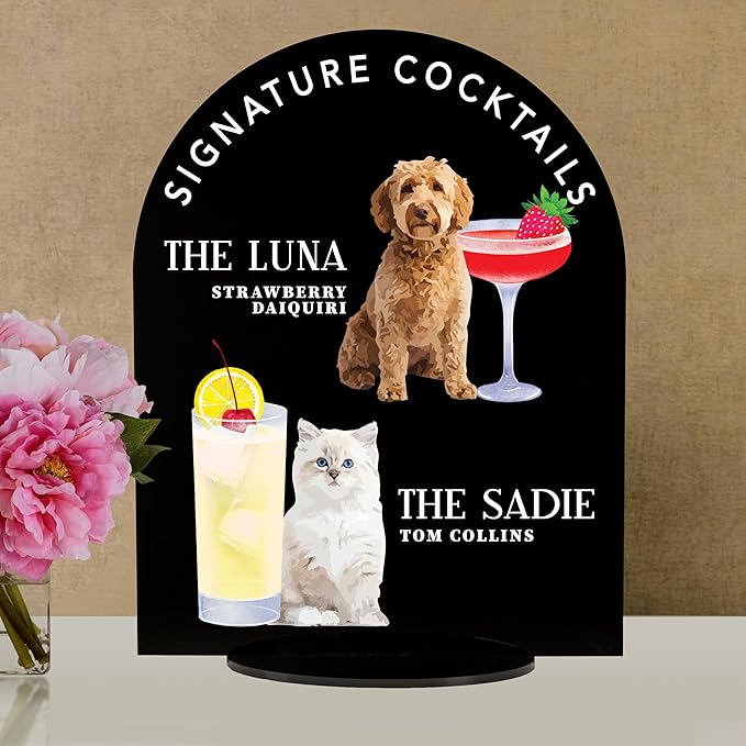 Pet Signature Drink Wedding Signs - Image 2