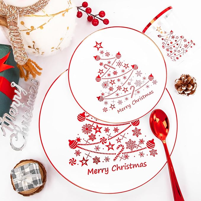 Supernal 150pcs Christmas Dinnerware - Image 8