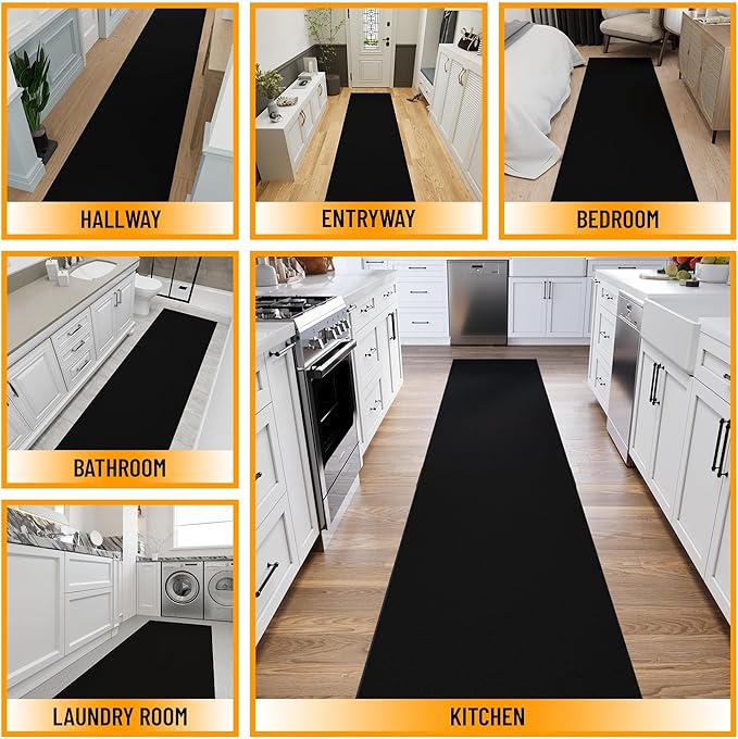 Ottomanson 3x20 Non Slip Extra Long Hallway Runner Rug - Image 4