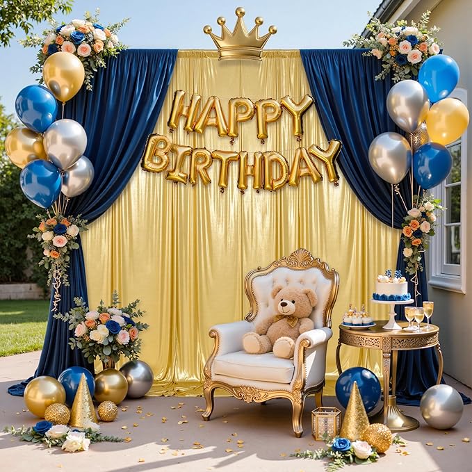 20x10FT Gold Sequin Backdrop - Image 7