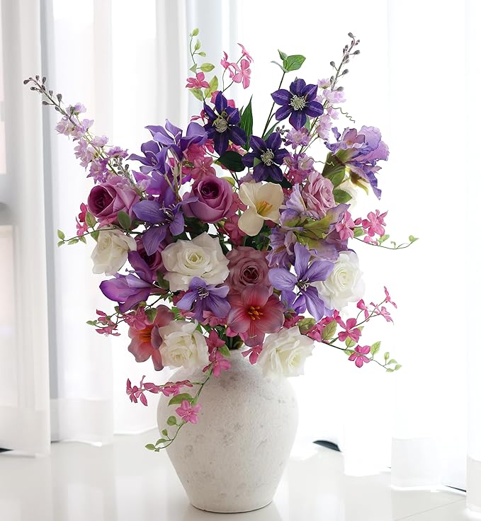 Artificial Flowers Bouquets for Bridal Wedding Home Decor Fake Floral - Image 3