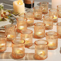 36pcs Gold Votive Candle Holders, Glass Tea Light Candle Holders by Uniteland