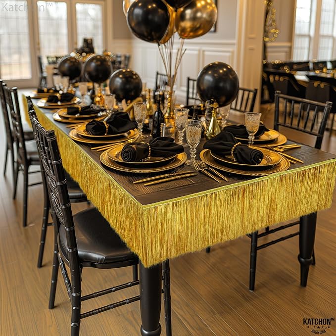 KatchOn, Bridal Shower | Golden Foil Curtains - Image 7