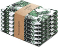 Urban Villa Cloth Napkins Tropical Print 100% Cotton Absorbent Dinner Napkins by CottonTrends