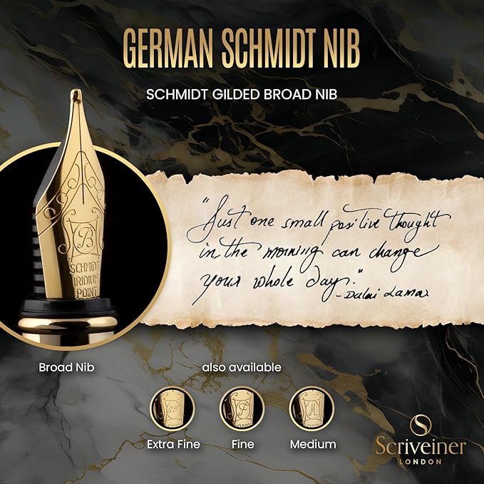 Scriveiner Black Lacquer Fountain Pen - Image 5
