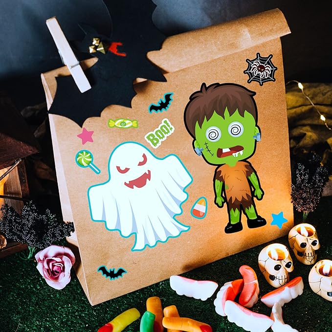 24 Sheets Halloween Stickers, Make Your Own Halloween Stickers - Image 5