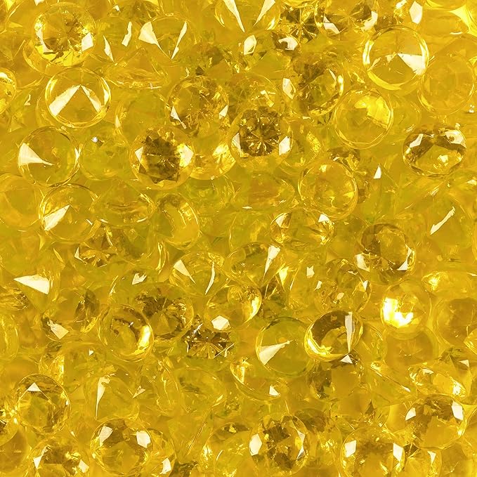 Super Z Outlet Acrylic Color Faux Round Diamond Crystals Treasure Gems - Image 4
