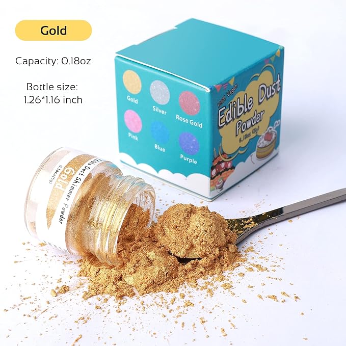 Jelife Edible Gold Luster Dust - Image 2