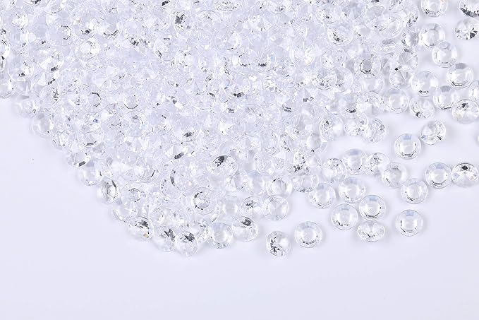 1000pcs/ Pack Wedding Table Acrylic Diamond Scatter Crystals Confetti Acrylic by WelcometoGintoaria