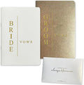 Vow Books His and Hers Wedding Vow Books Bride and Groom by WeddingGiftsWedding