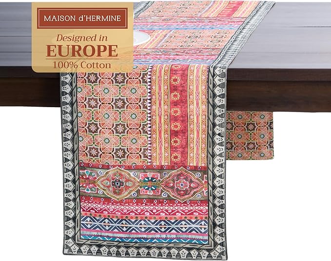 Maison d' Hermine Table Runner 100% Cotton Double Layer Table Runners 72 inches by MaisondHermine