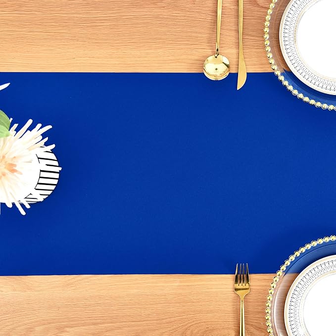 Farmhouse Blue Table Runner Dining Table Runners 72 Inches Long Coffee Table - Image 8