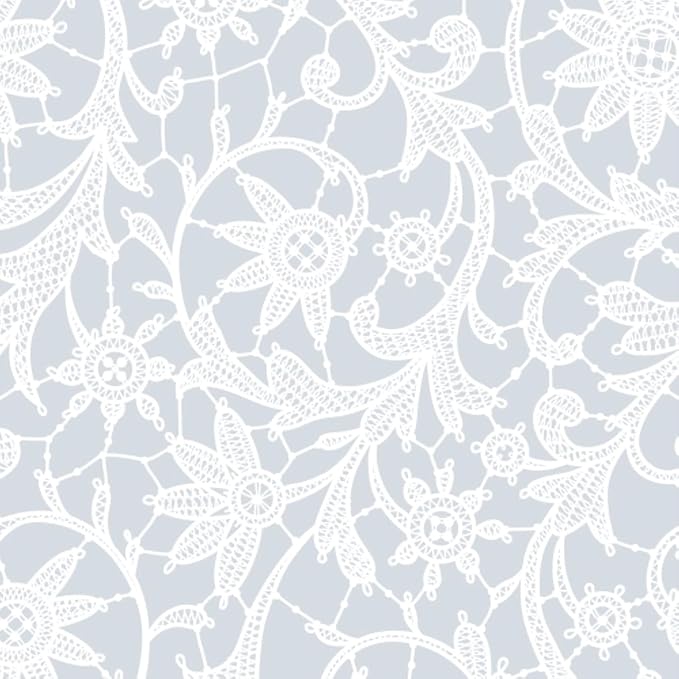 Exquisite Lace Table Cloth Round Table Plastic 12-Pack Lace Tablecloth Round - Image 5