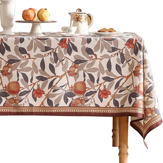 patdrea Designer Vintage Long Tablecloth by Welcometopatdrea