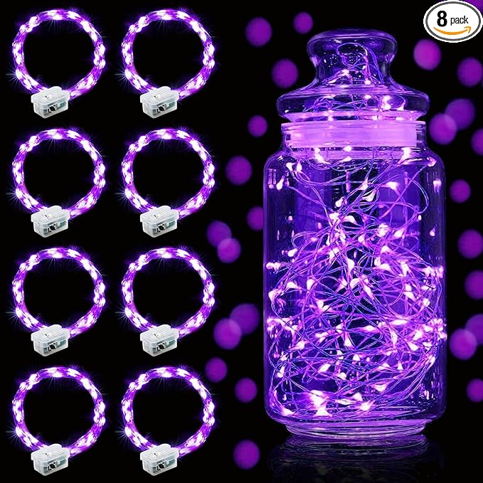 Aogist Led Fairy Lights 3 Modes Battery Operated String Lights Waterproof by Aogist