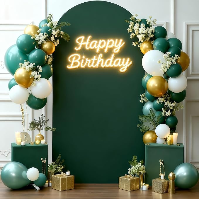 7.2FT Hunter Green Arch Cover by WishCare