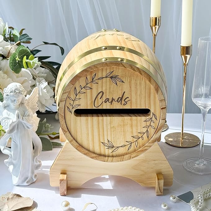 OurWarm Wooden Wedding Card Box - Image 8