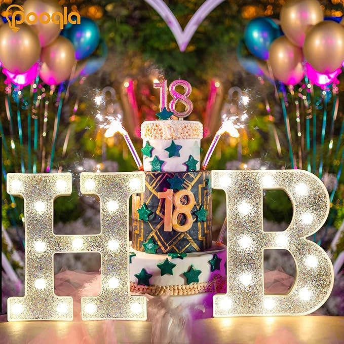 Pooqla Light Up Letters, LED Marquee Letters - Image 5