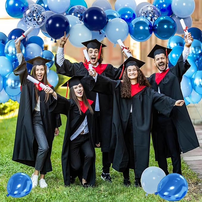 Blue Balloon and Metallic Blue Balloons Garland Arch Kit - Image 5