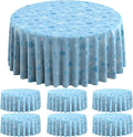 6Pcs Christmas Snowflake Plastic Party Tablecloth Decorations, Disposable Light by JectivsPartyDecorations