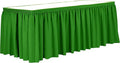 Ultimate Textile Pleat Polyester Fabric Table Skirt by UltimateTextile