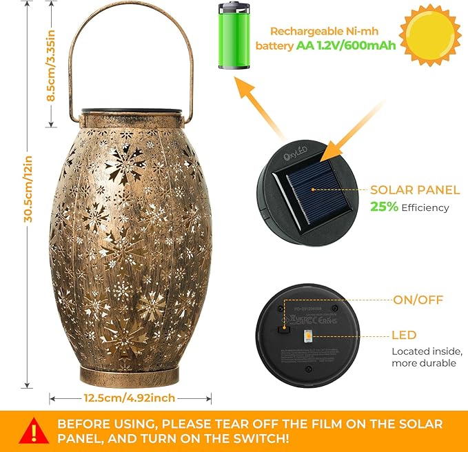 Solar Lanterns Outdoor Waterproof - Image 4
