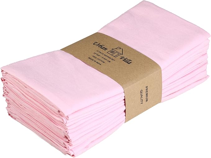 Urban Villa Easter Cloth Napkins 100% Cotton Slub Absorbent Dinner Napkins - Image 9