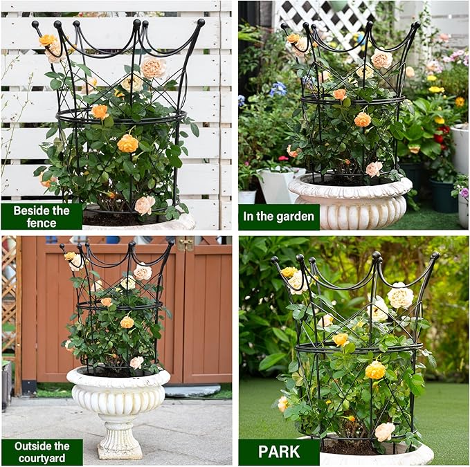 Large Obelisk Trellis for Plant Supports 18.5in x 22.9in - Image 7