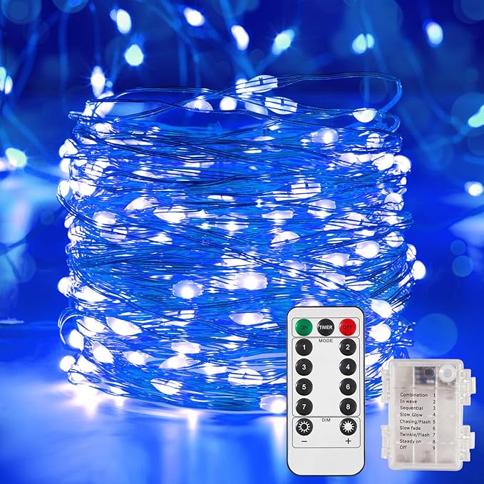 2 Pack 65.6 Ft. Battery Operated Outdoor String Lights - Image 2