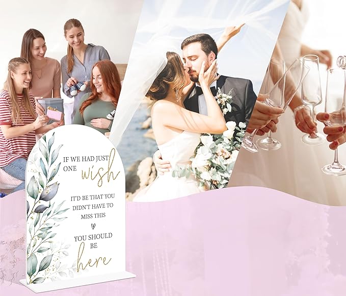 Acrylic Wedding Signs, Memorial Table Sign - Image 5