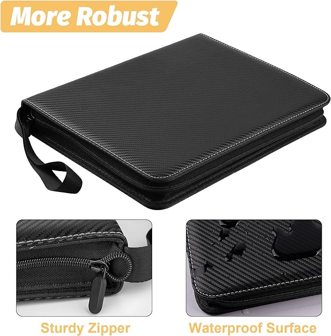 Trading Card Binder, 900 Pockets Card Binder, 9-Poccket Sided Pocket Sports - Image 2