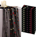 BINBE 12pcs Daisy Fall Table Runner Embroidery Gauze 10FT Florals Seasonal by BINBE