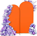 Wedding Arch Cover 7.2FT 6FT Arch Backdrop Cover Spandex Fitted Arch Cover by Unknown