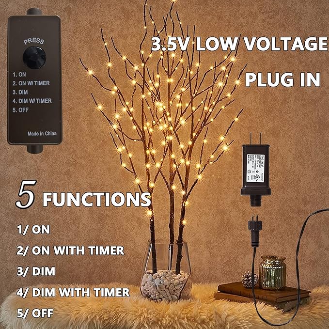 Fudios Lighted Branch Plug in - Image 5