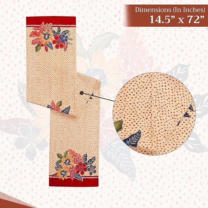 Maison d' Hermine Table Runner 100% Cotton Double Layer Table Runners 72 inches - Image 6