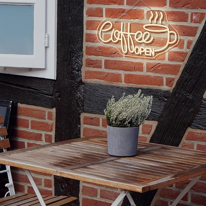Ineonlife Coffee Open Neon Sign Light Up - Image 6