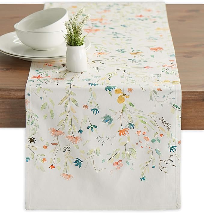 Maison d' Hermine Table runner 100% Cotton Double Layer Table Runners 72 inches by MaisondHermine