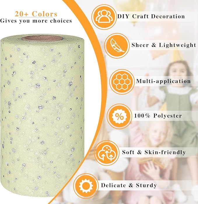 Glitter Tulle Rolls - Image 2