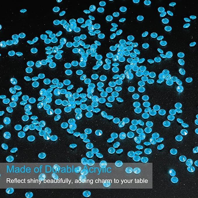 PATIKIL 10000 Pcs Wedding Table Scatter Confetti Crystals 4.5mm Acrylic - Image 3