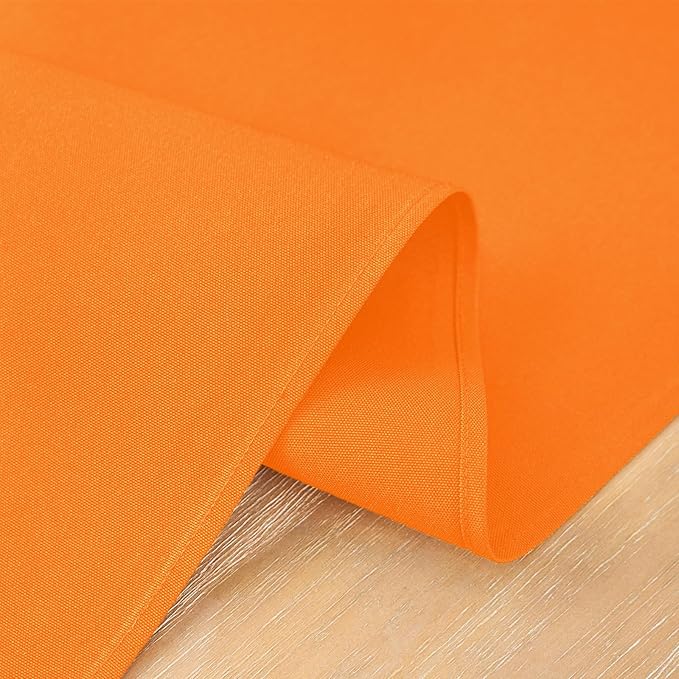 2 Pack Orange Table Runner 12 x 90 Inch Solid Color Farmhouse Runners Coffee - Image 5